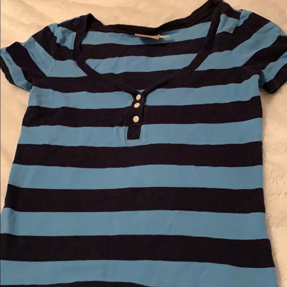 Blue striped juicy shirt with buttons
